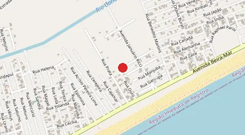 Mapa de Balneario Praia do Marlyn