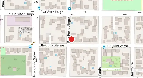 Mapa da localização