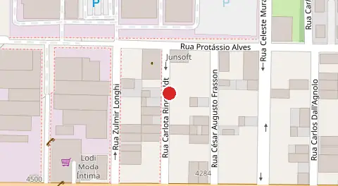 Mapa da localização
