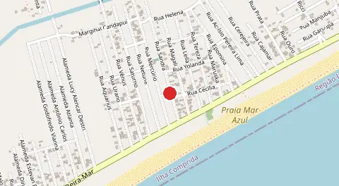 Mapa de Balneario Mar Azul