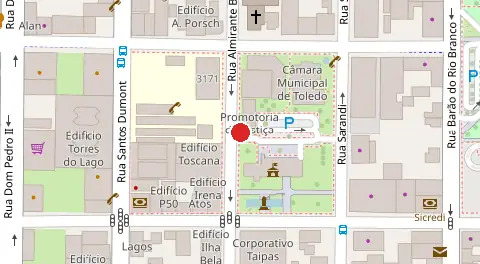 Mapa da localização