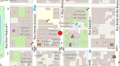 Mapa da localização