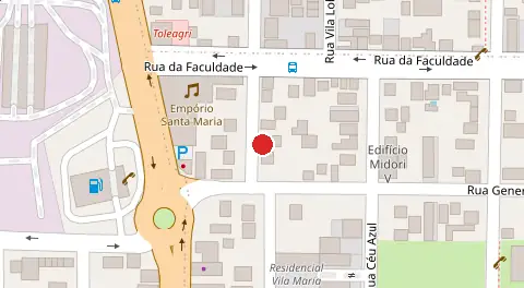 Mapa da localização