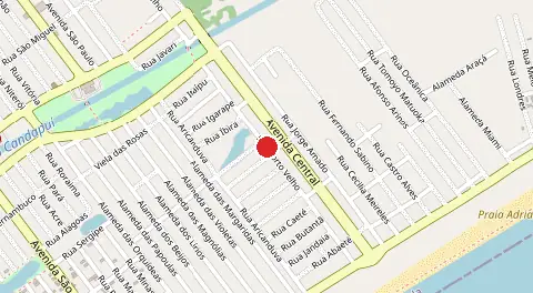 Mapa de Balneario Porto Velho