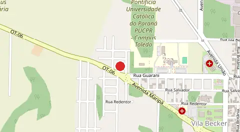 Mapa de Linha Cristo Rei