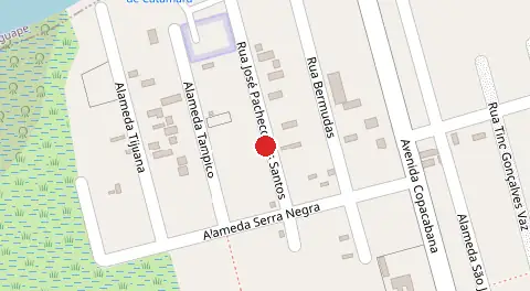 Mapa da localização