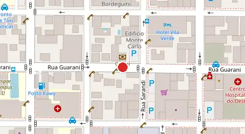 Mapa da localização
