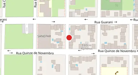 Mapa da localização