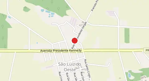 Mapa de São Luiz do Oeste