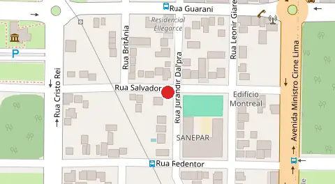 Mapa da localização