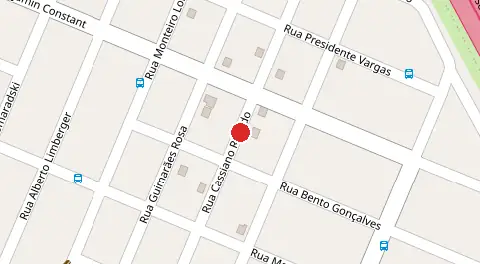 Mapa da localização