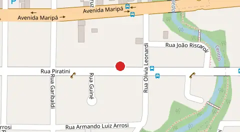 Mapa da localização