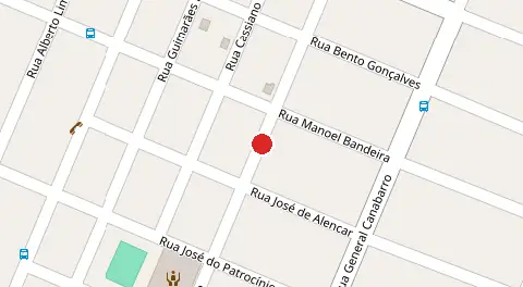 Mapa da localização