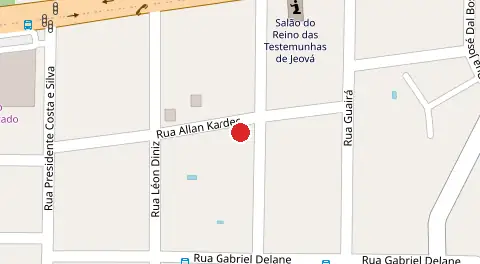 Mapa da localização