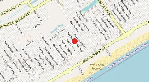 Mapa de Balneario Iguape