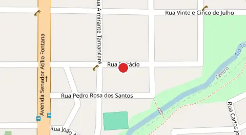 Mapa da localização