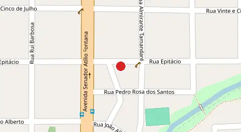 Mapa da localização