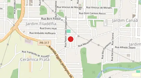 Mapa de Jardim Pancera