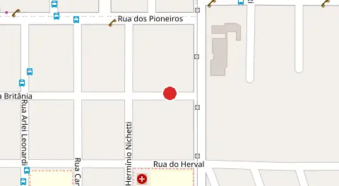 Mapa da localização