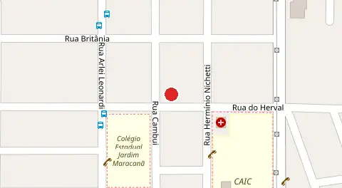 Mapa da localização