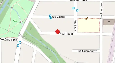 Mapa da localização