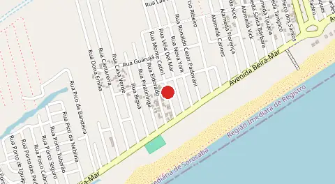 Mapa de Balneario Presidente Kennedy