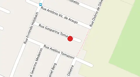Mapa da localização