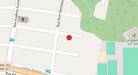 Mapa da localização