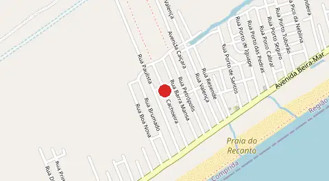 Mapa de Balneario Flor de Iguape