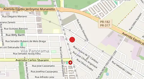 Mapa de Jardim Panorama