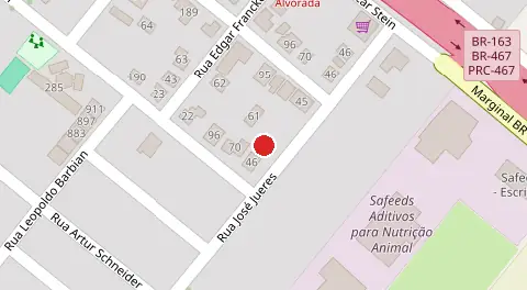 Mapa da localização