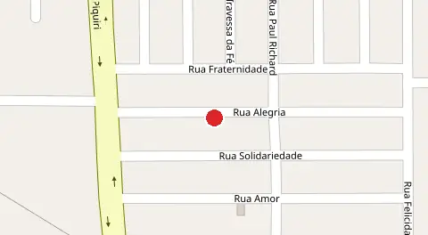 Mapa da localização