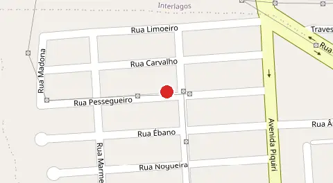 Mapa da localização