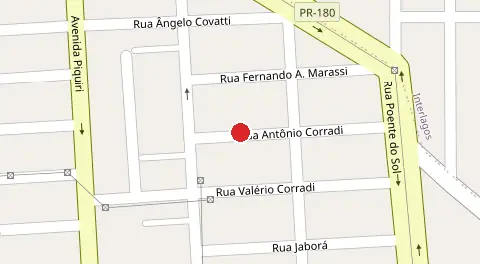 Mapa da localização