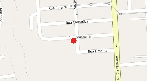 Mapa da localização