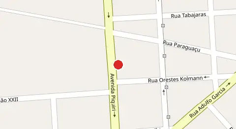 Mapa da localização