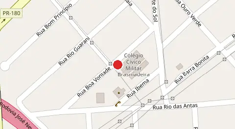 Mapa da localização