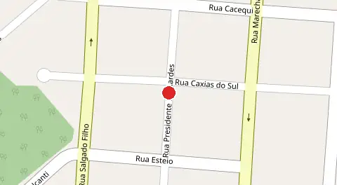 Mapa da localização