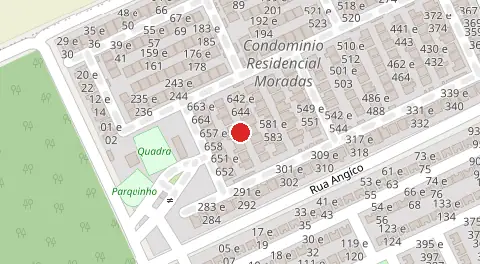 Mapa da localização