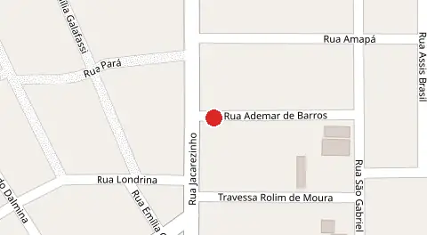 Mapa da localização