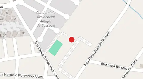 Mapa da localização