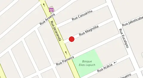 Mapa da localização