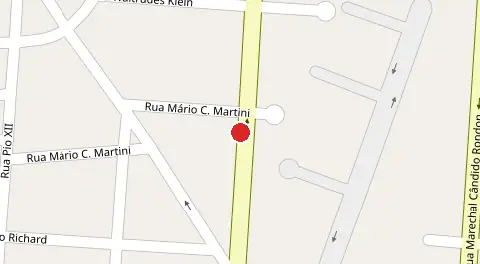 Mapa da localização