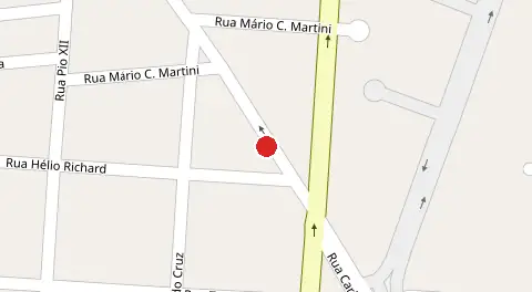 Mapa da localização