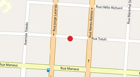 Mapa da localização