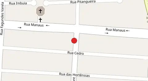 Mapa da localização