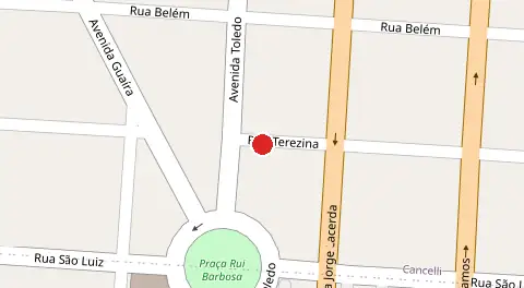 Mapa da localização
