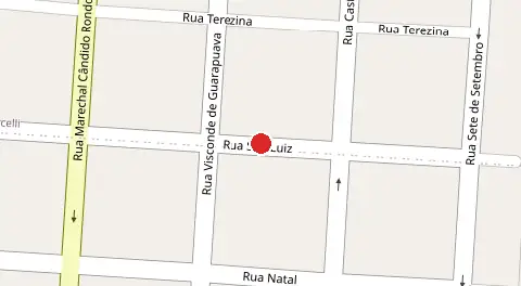 Mapa da localização