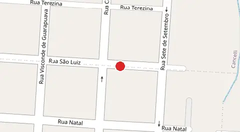 Mapa da localização
