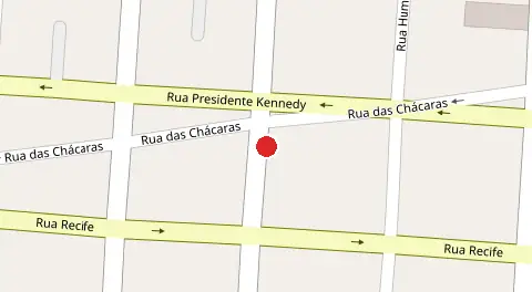 Mapa da localização